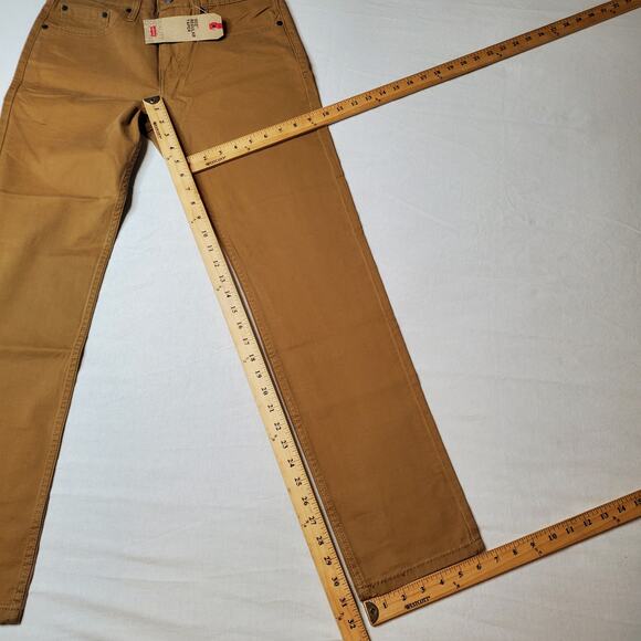 Levi's Men's Size 28X32 NWT 502 Regular Taper Jeans Low Rise Tan - Picture 3 of 9